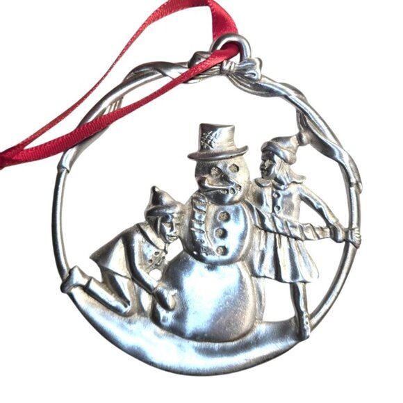 1997 Vintage Ocean Art Pewter Christmas Ornament - Picture 2 of 6